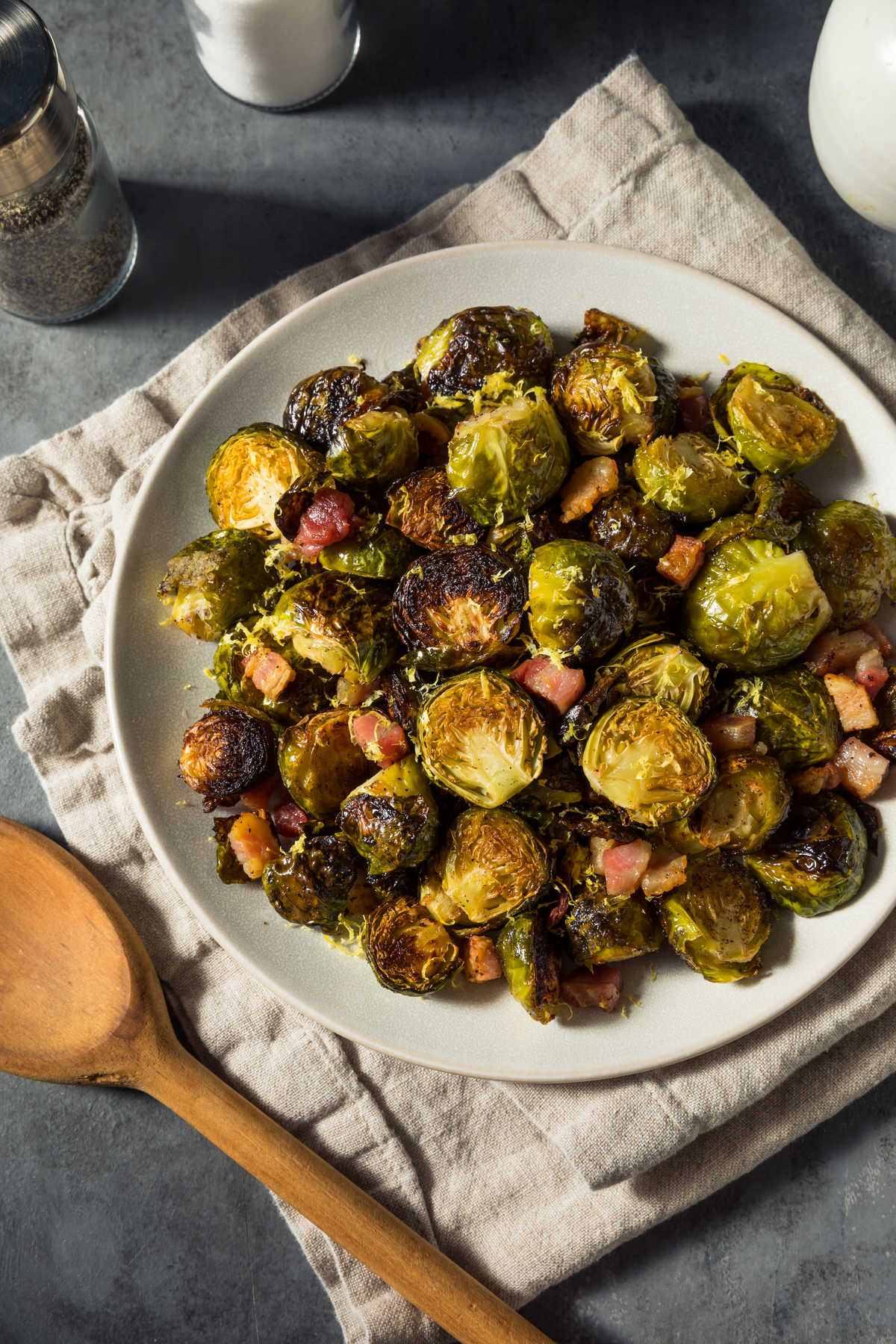 Kale and Brussels Sprouts Salad