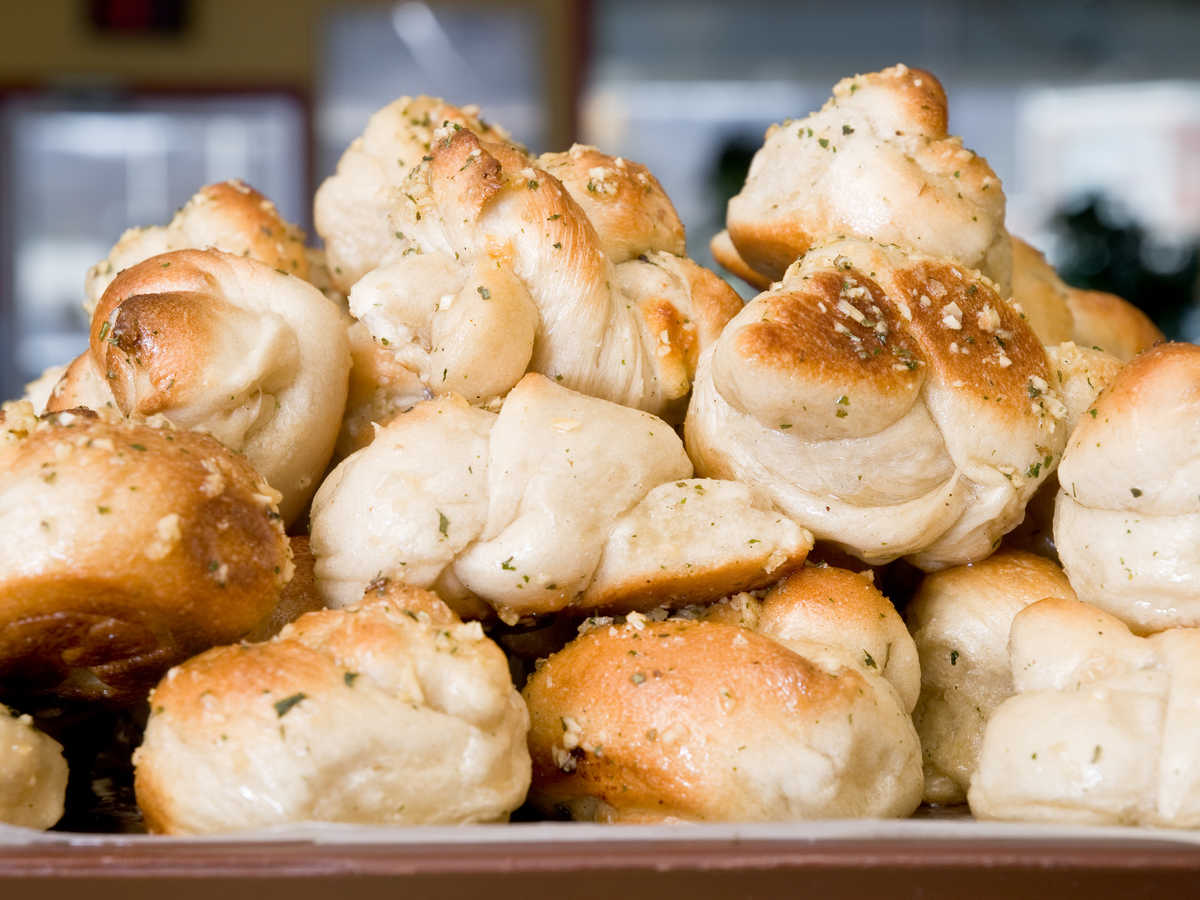 Garlic Parmesan Knots