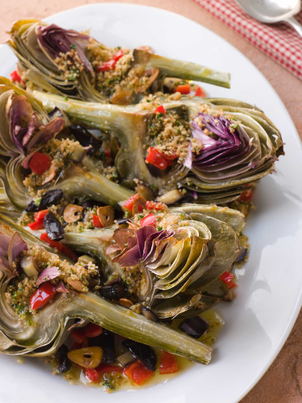 Roasted Artichoke and Mozzarella Salad