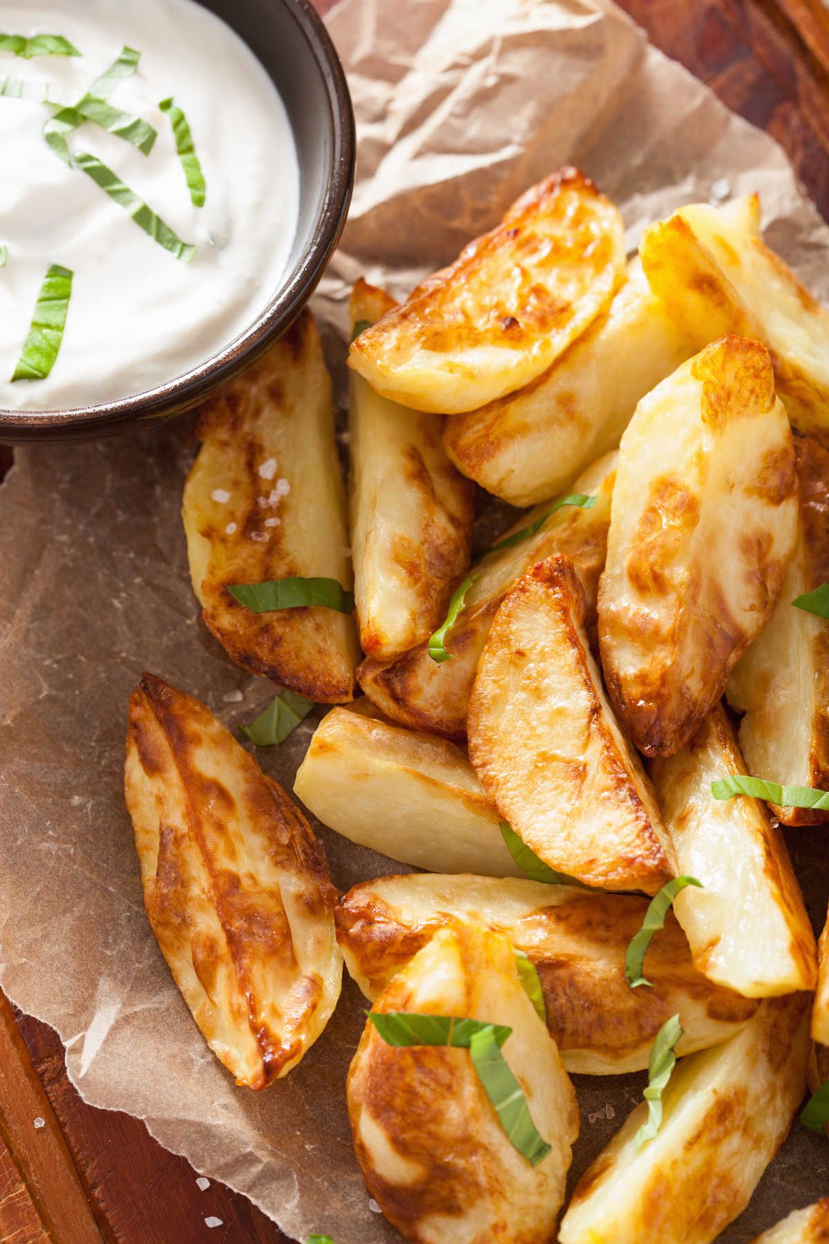 Crispy Potato Wedges