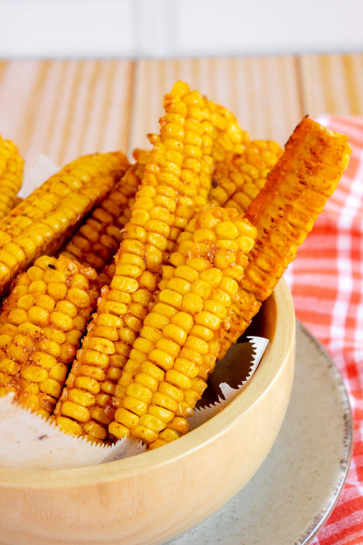 Corn Riblets with Smoky Dipping Sauce