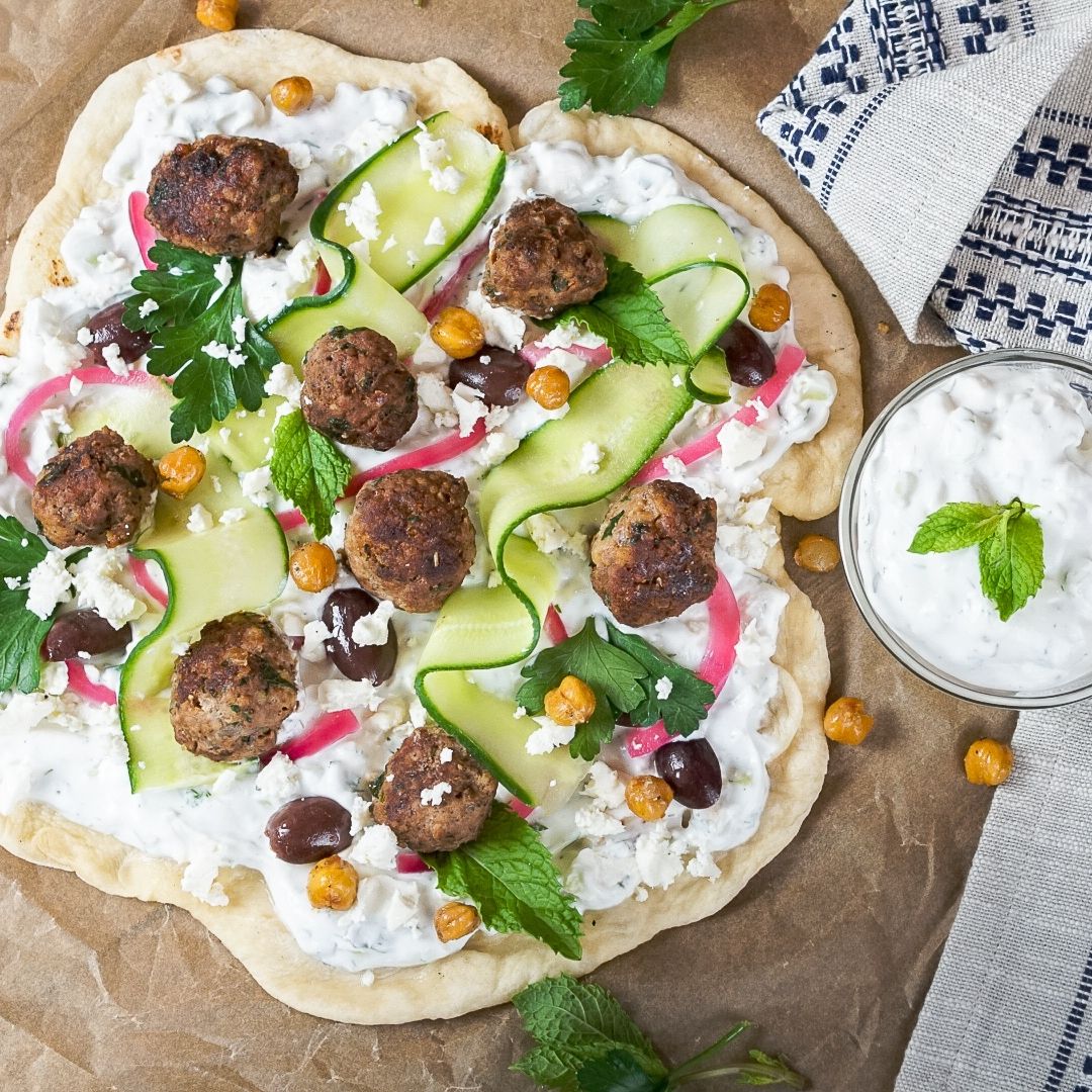 Flatbread Pizza with Lamb