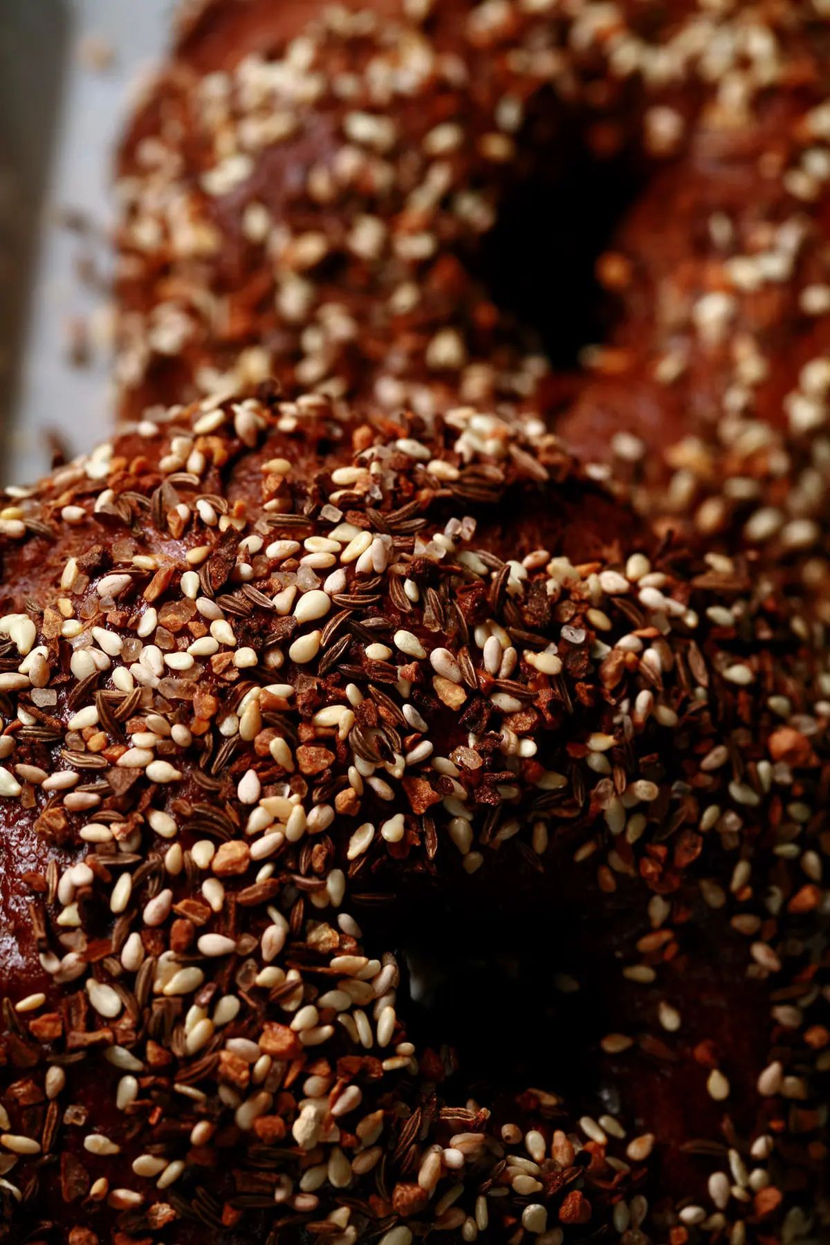 Pumpernickel Everything Bagels