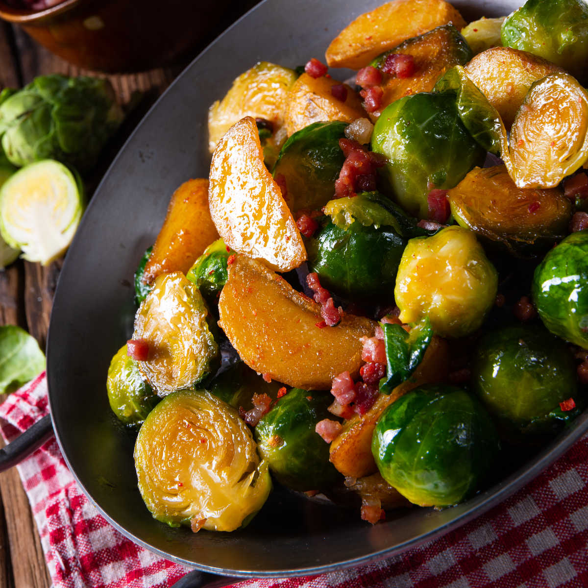 Glazed Roasted Brussels Sprouts