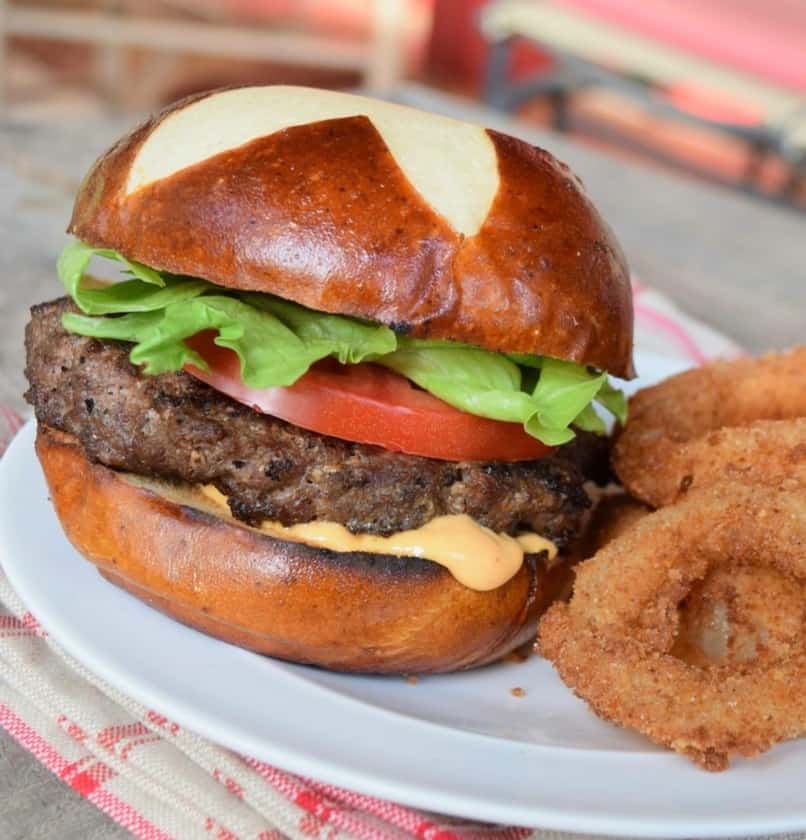 Grilled Venison Burgers