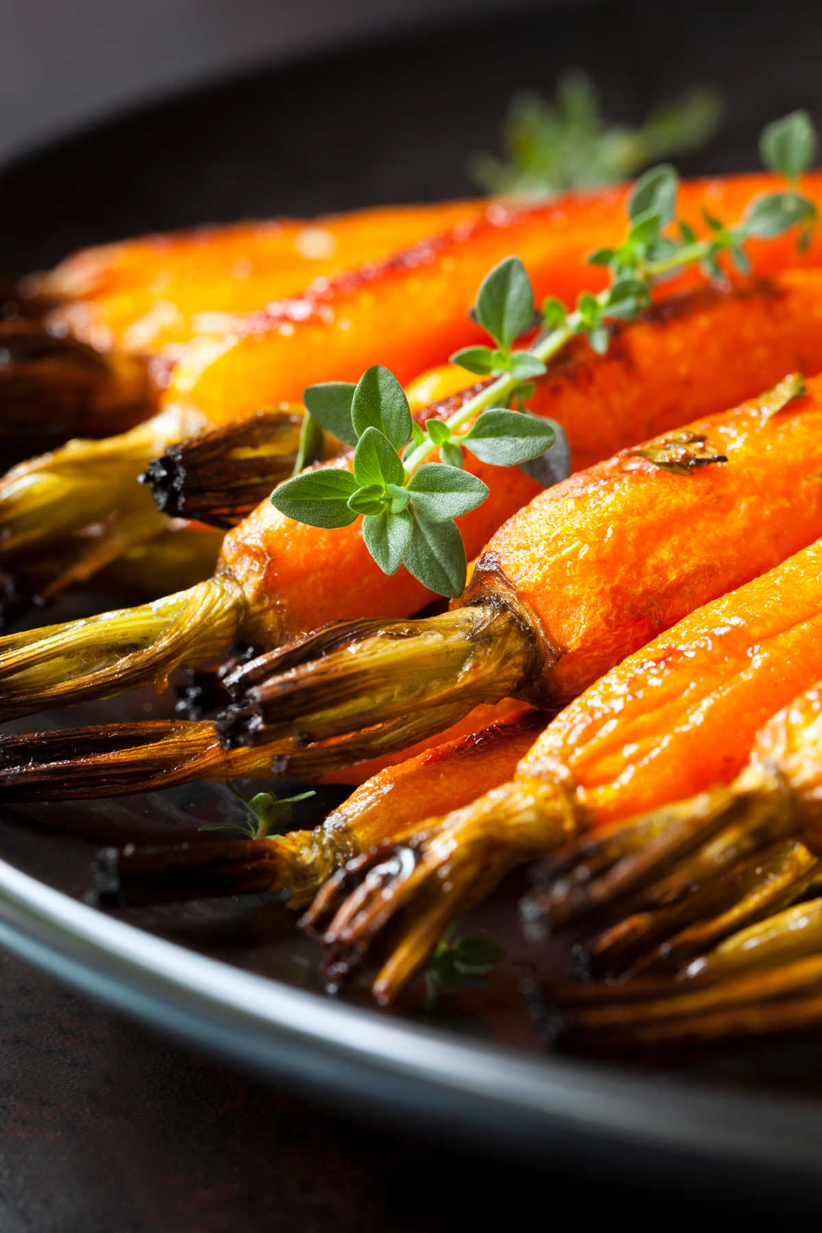 Easy Roasted Carrots with Honey and Feta