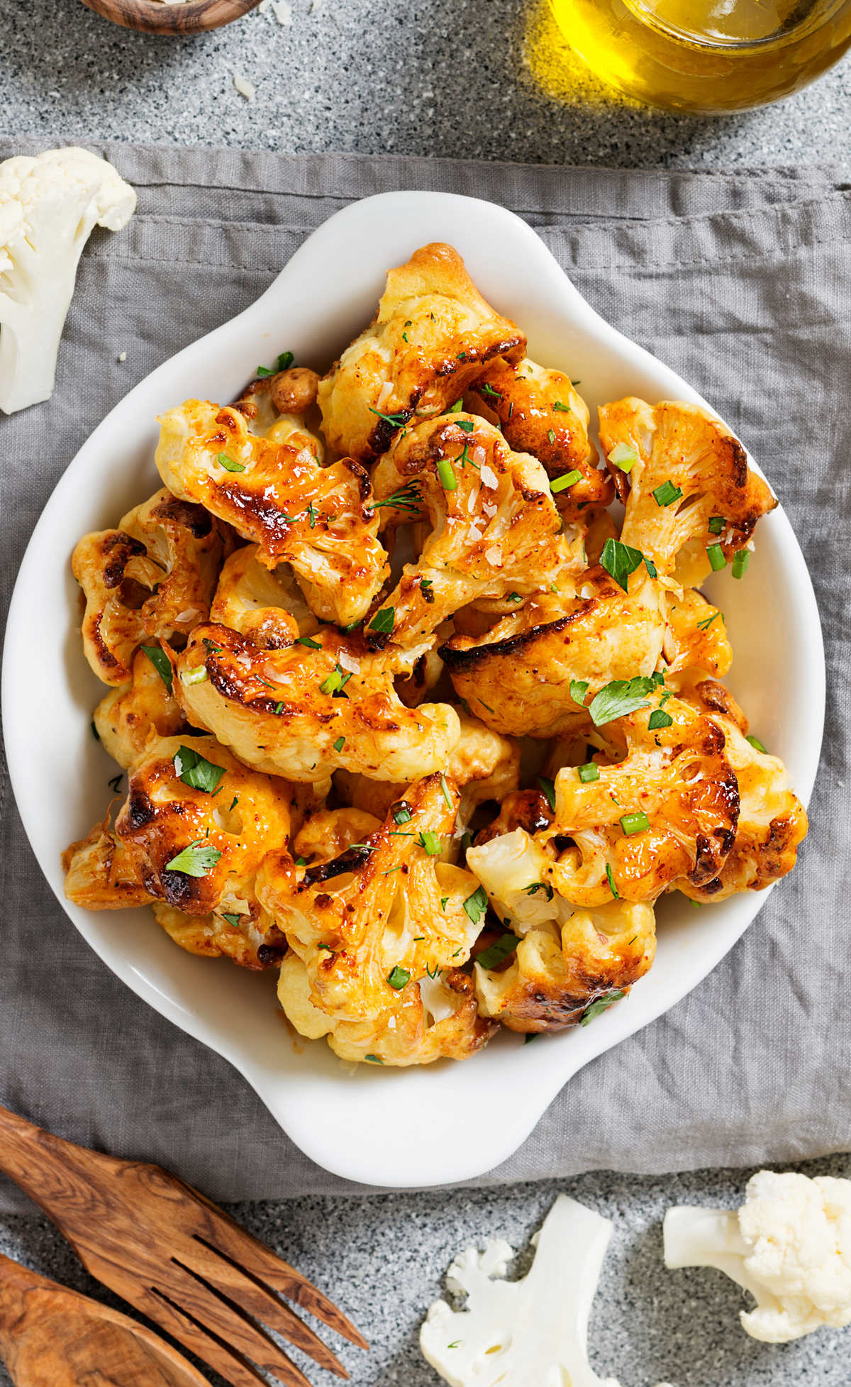 Tahini Roasted Cauliflower