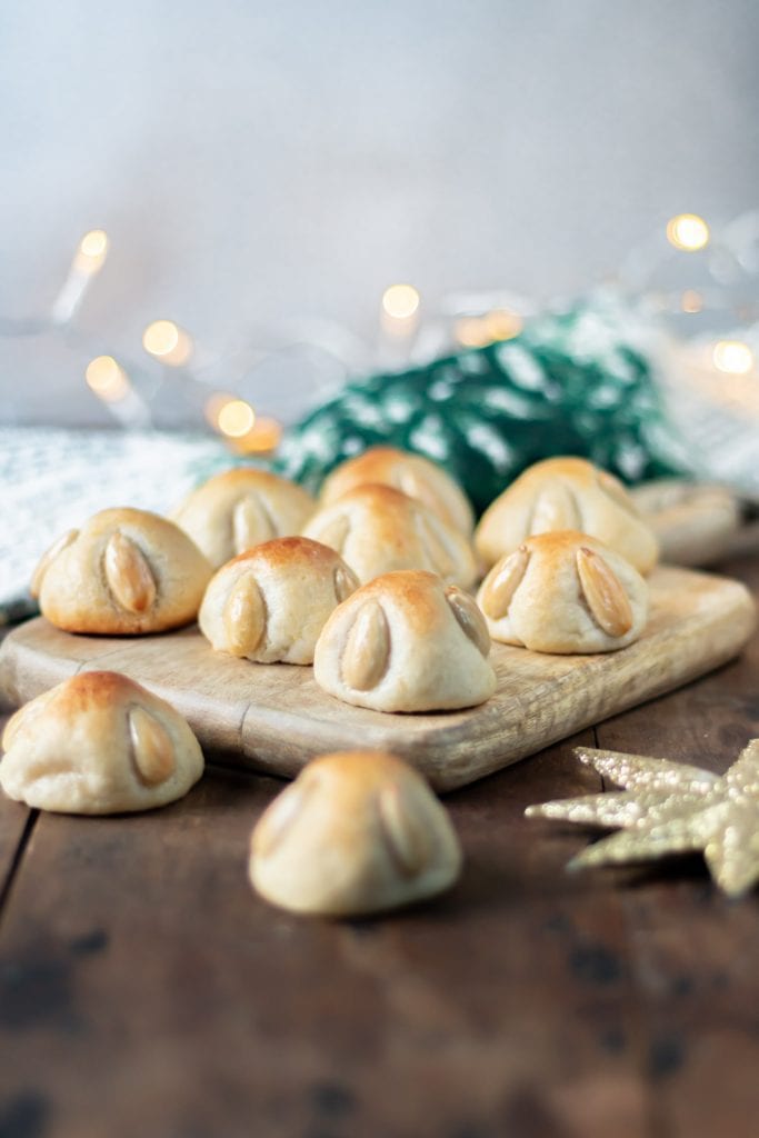 German Bethmannchen Marzipan Cookies