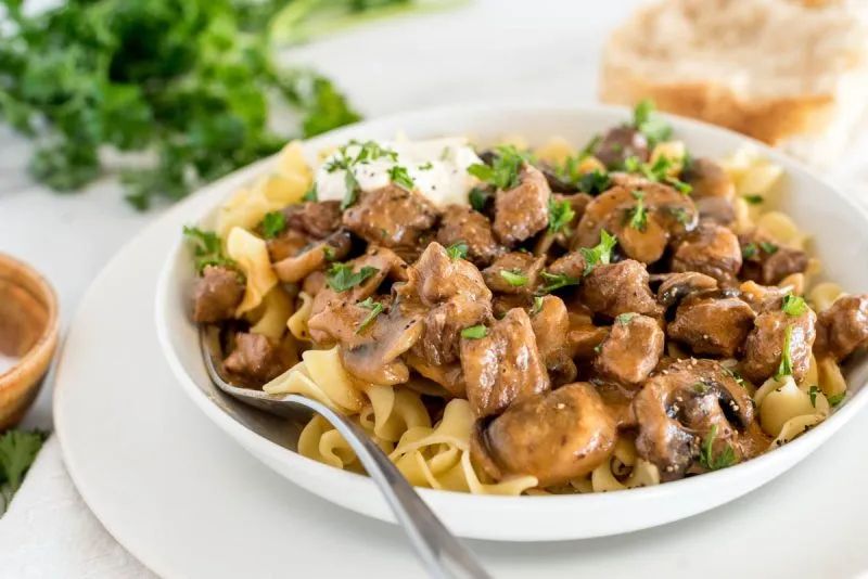 Beef Stroganoff