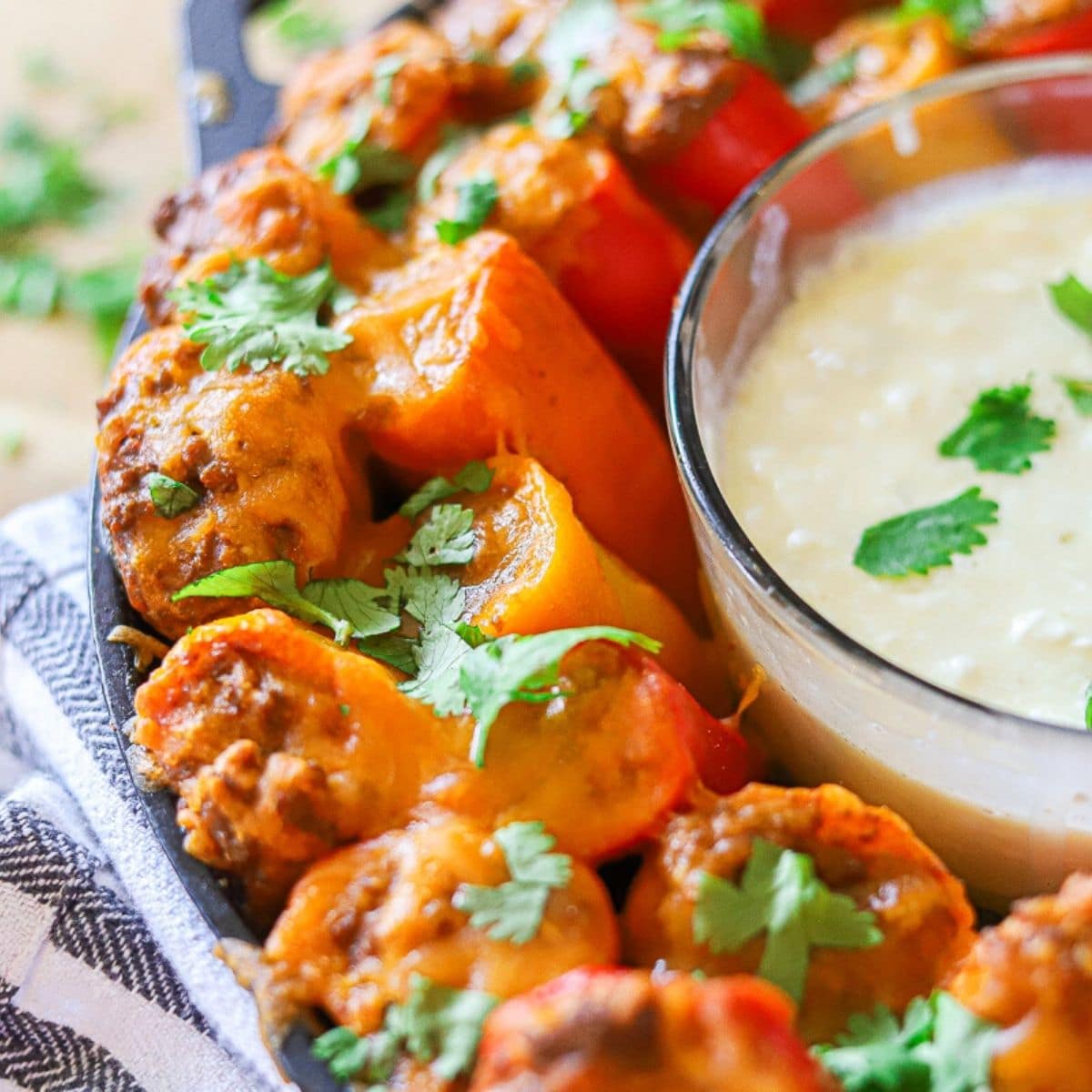 Mini Taco Stuffed Peppers