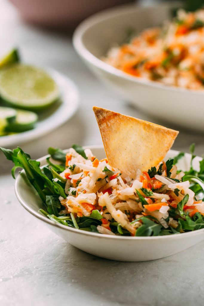 Jicama Slaw with Fresh Herbs