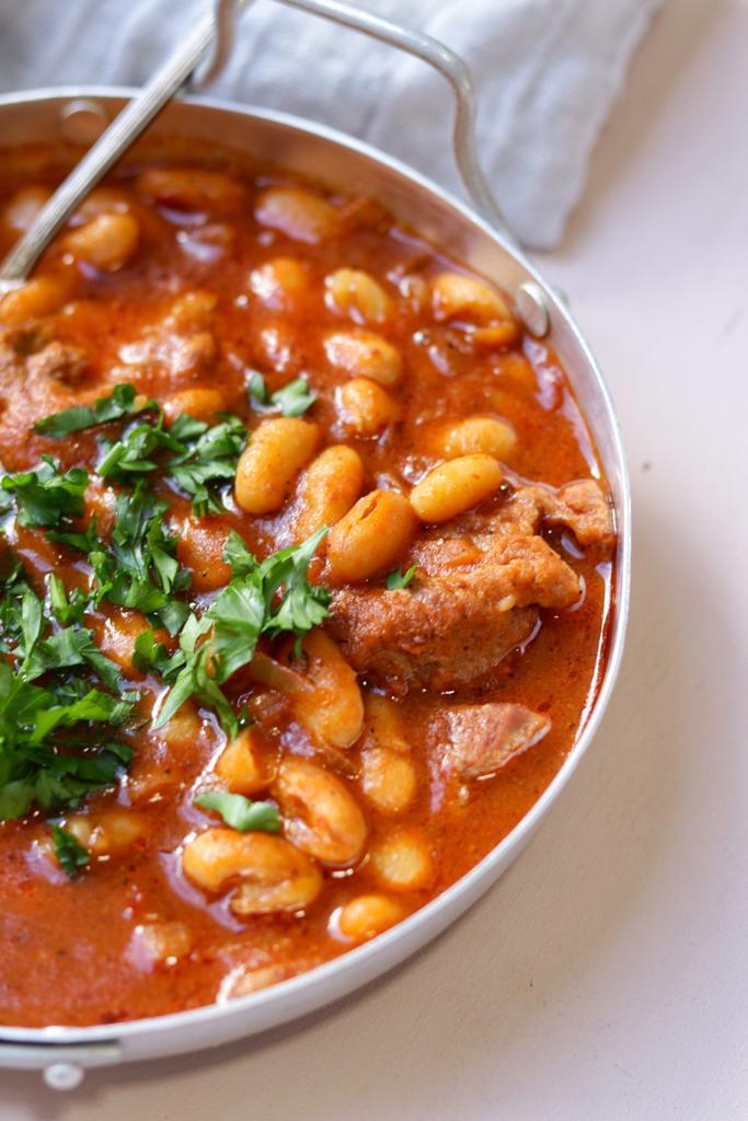 Middle Eastern White Bean Stew