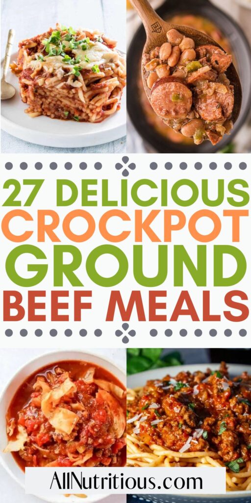 crockpot ground beef recipes