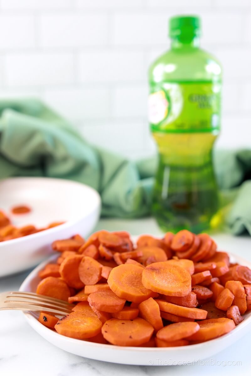 Ginger Ale Glazed Carrots