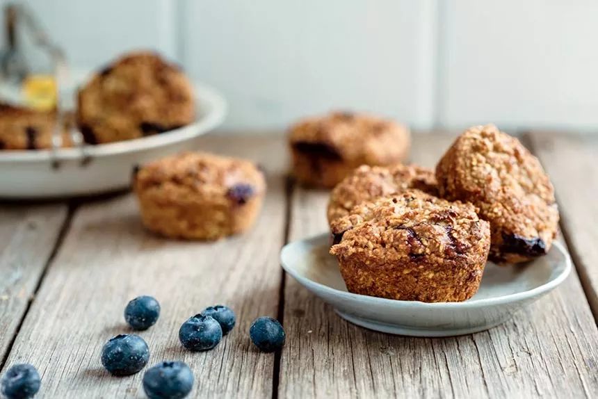 Vegan Blueberry Muffins