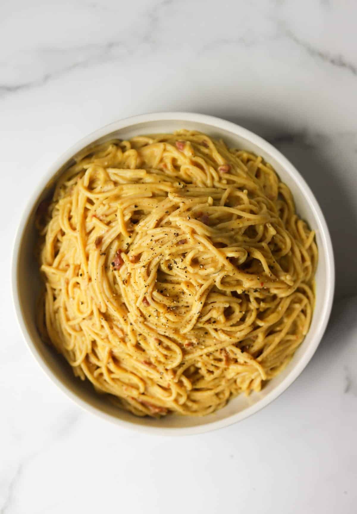 Butternut Squash Spaghetti Carbonara