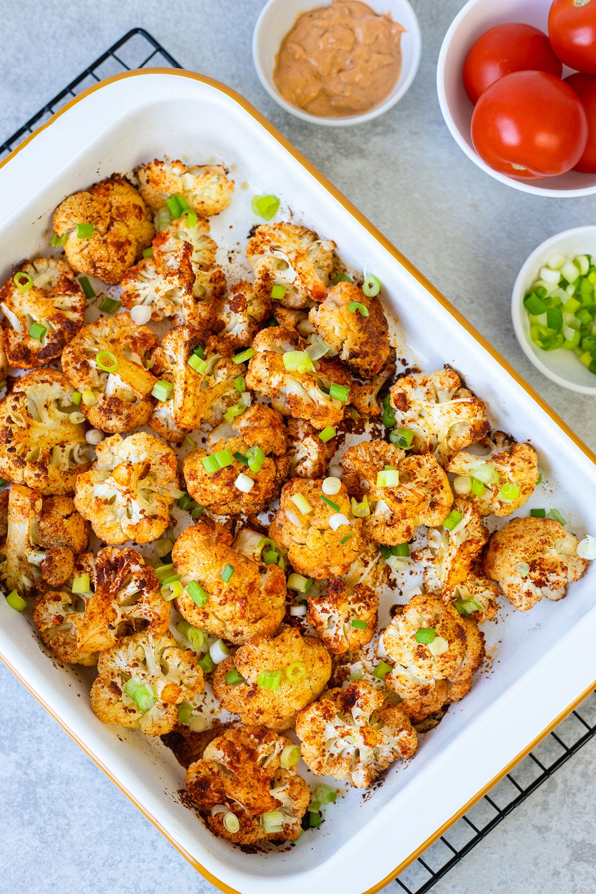 Spicy Roasted Cauliflower