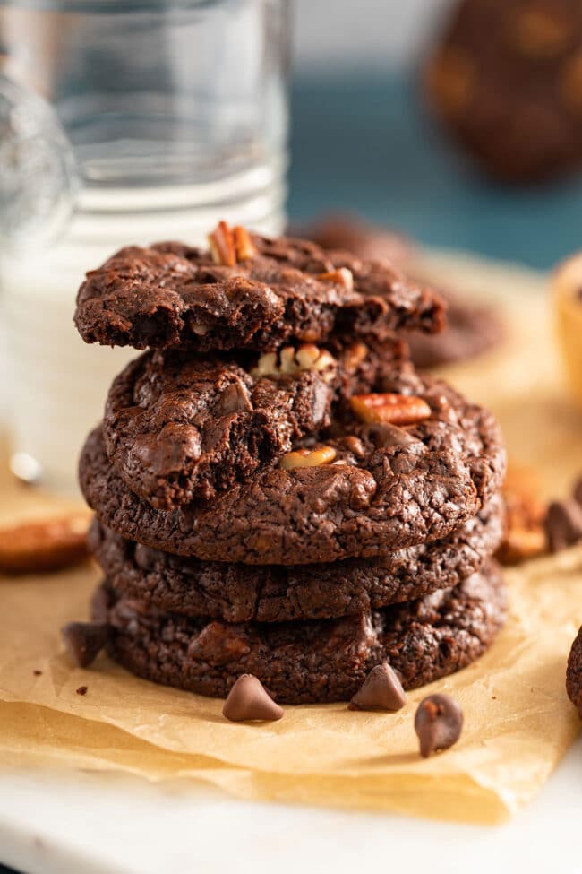 Double Chocolate Chip Cookies