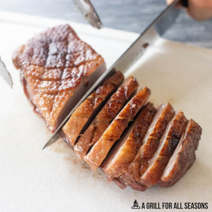 Duck Breast with Maple Bourbon Glaze