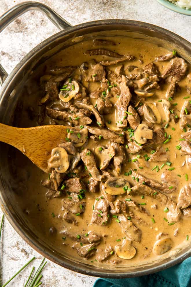 Beef Stroganoff