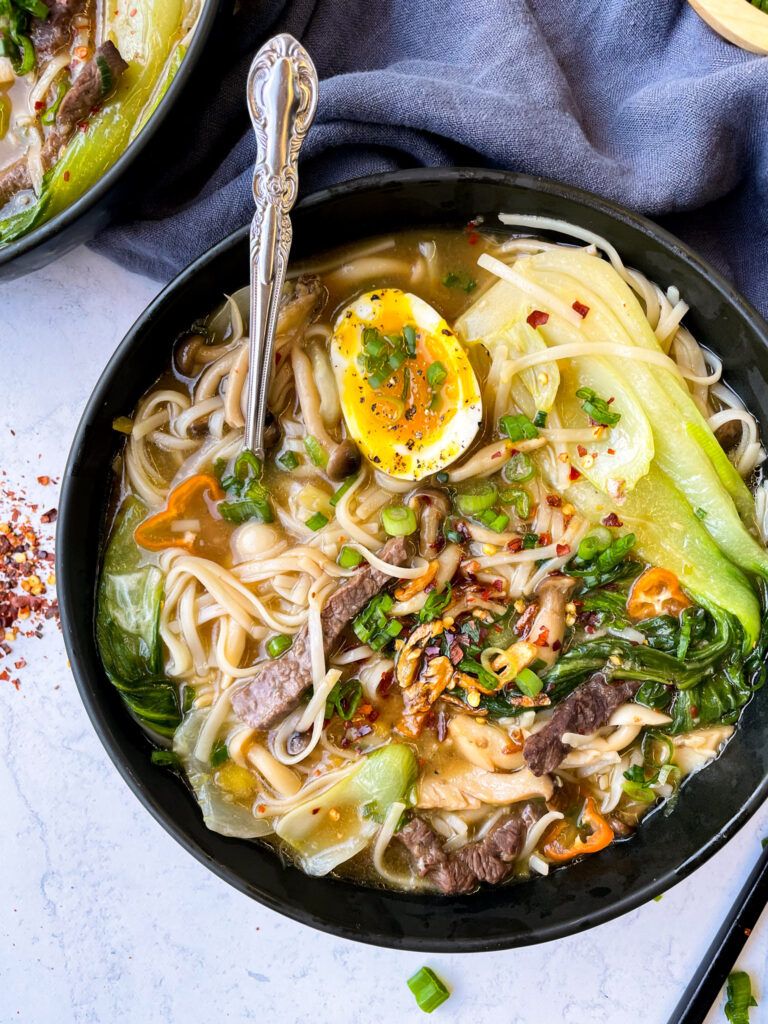 Ginger Garlic Bok Choy Soup