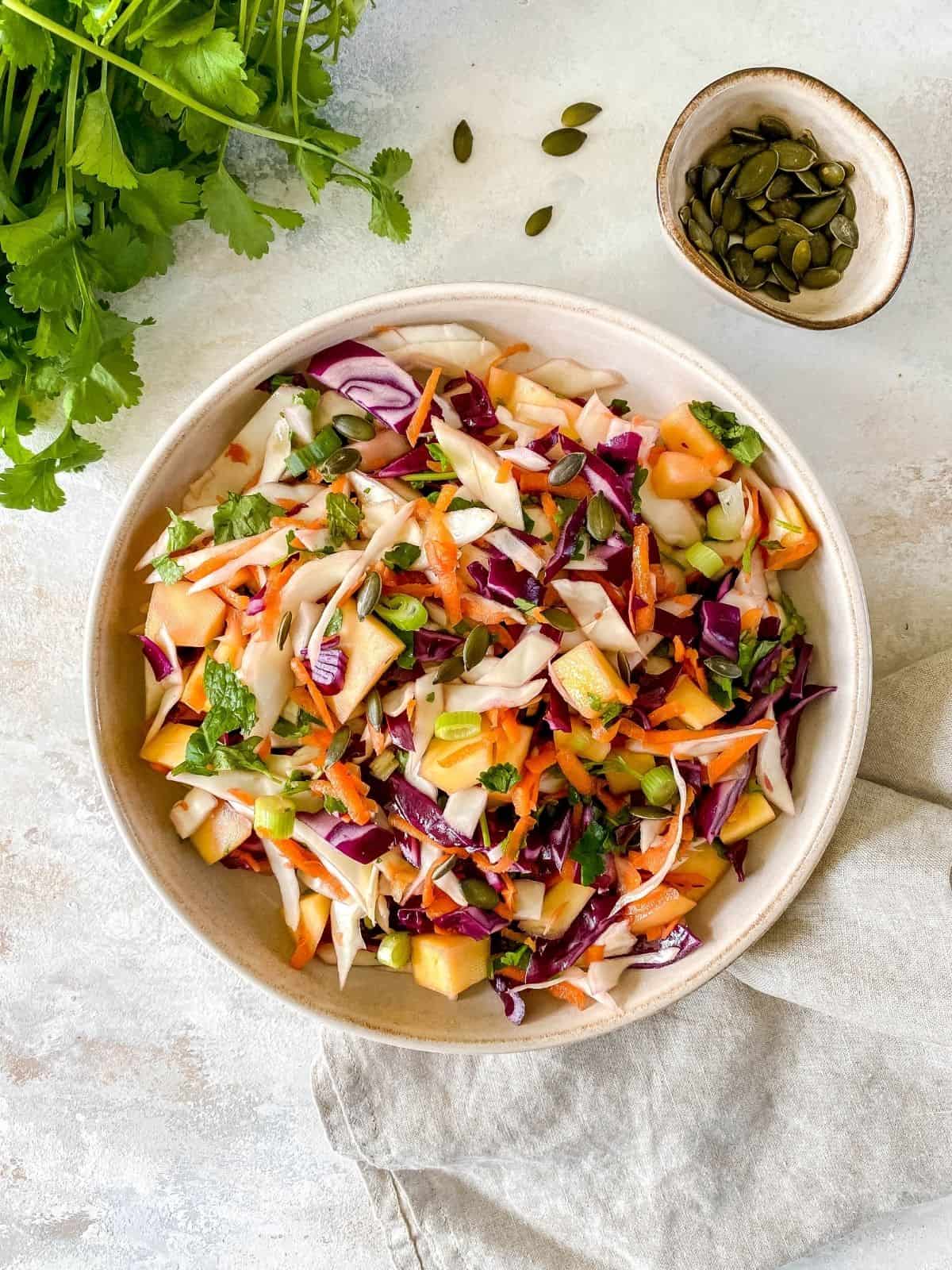 Tropical Mango Coleslaw