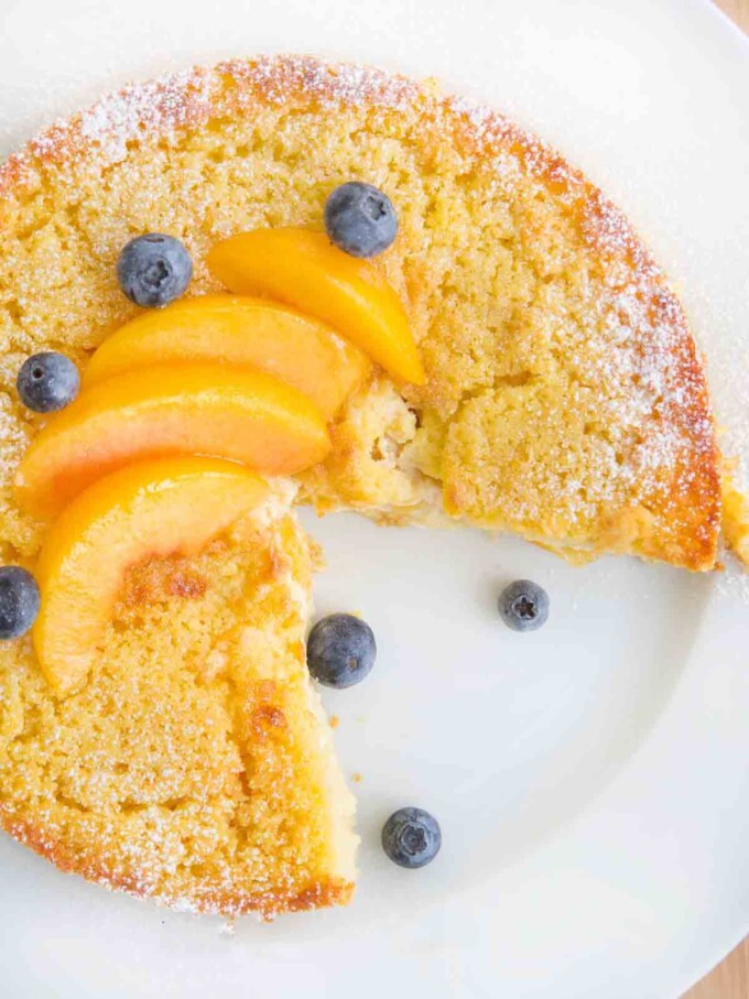 Peaches and Cream Cake