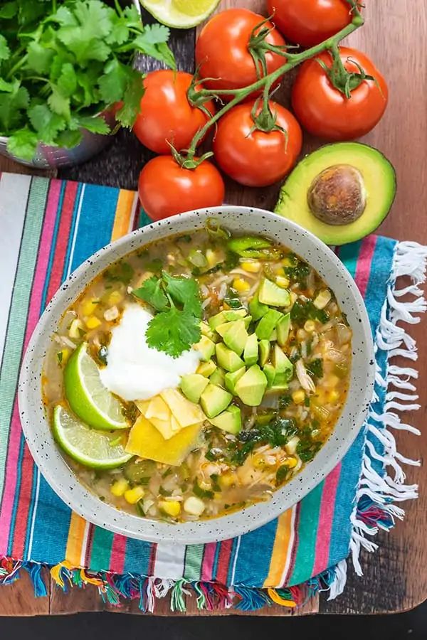 Mexican Chicken Rice Soup