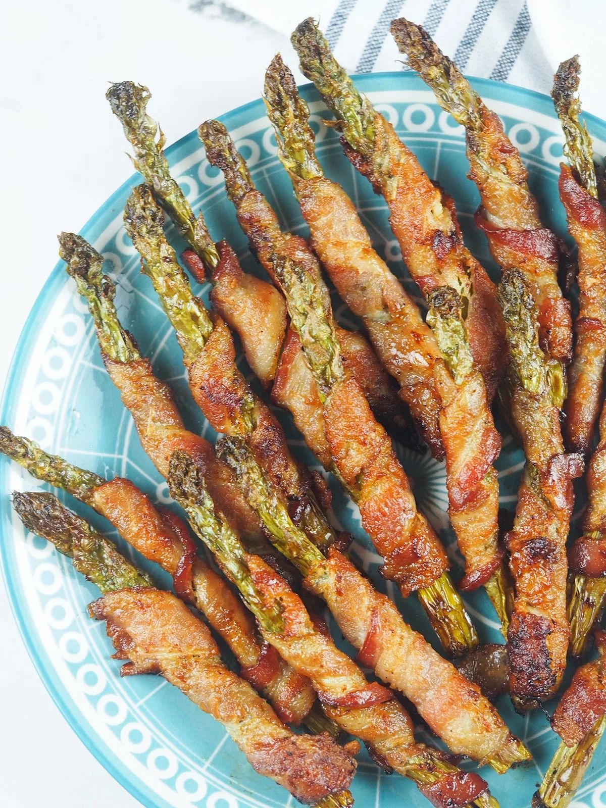 Air Fryer Bacon Wrapped Asparagus