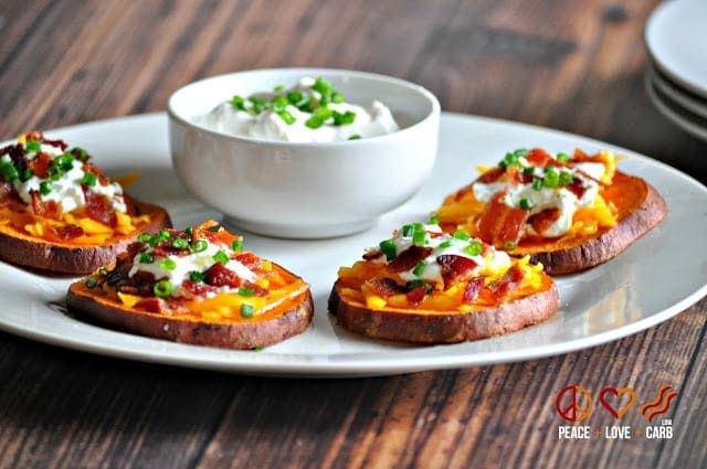 Loaded Sweet Potato Bites