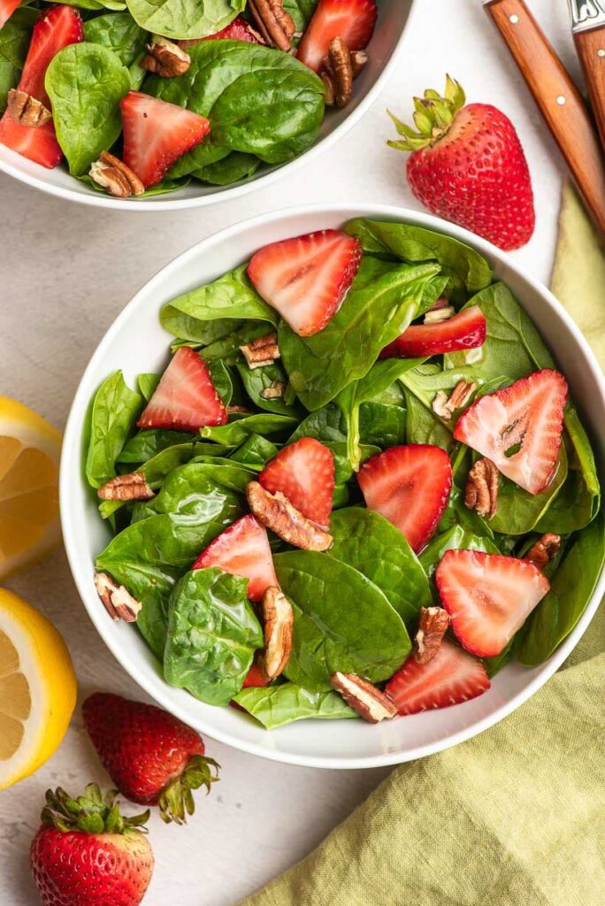 Strawberry Spinach Salad