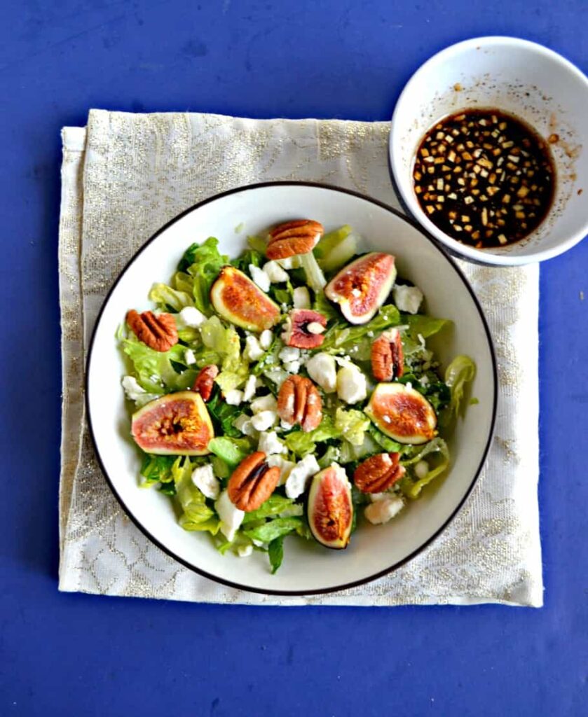 Fig Salad with Honey Balsamic Vinaigrette