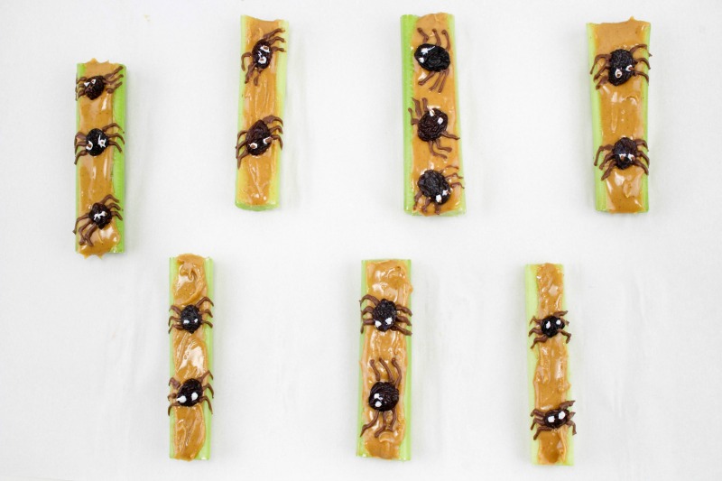 Healthy Spider Halloween Snacks