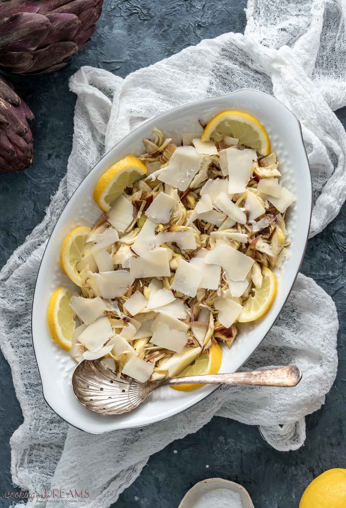 Italian Shaved Artichoke Salad