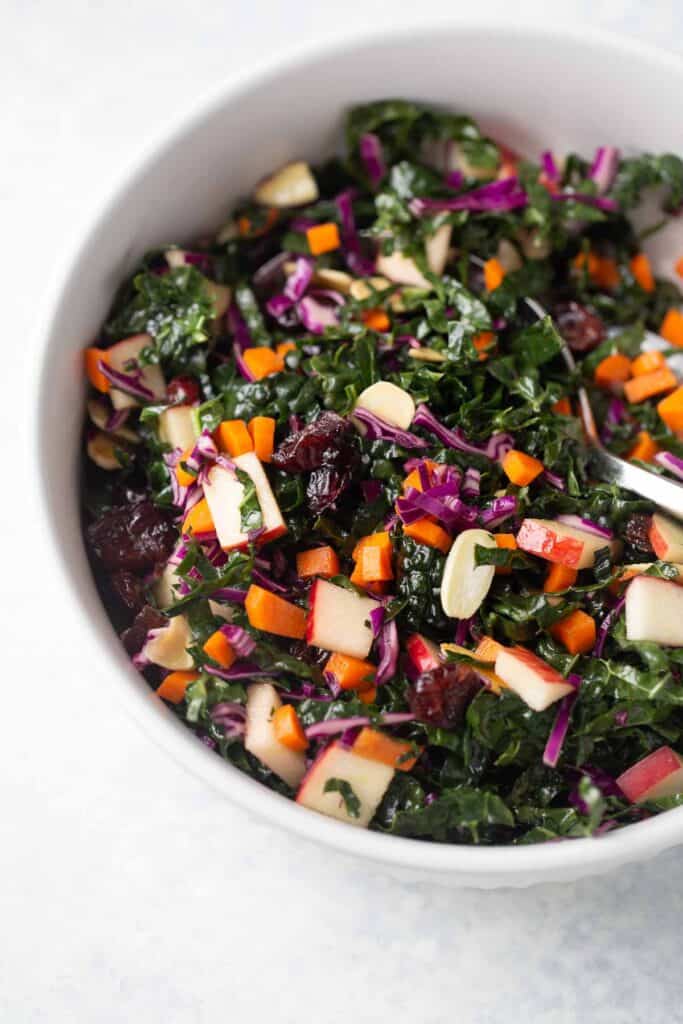 Kale Salad with Cranberries