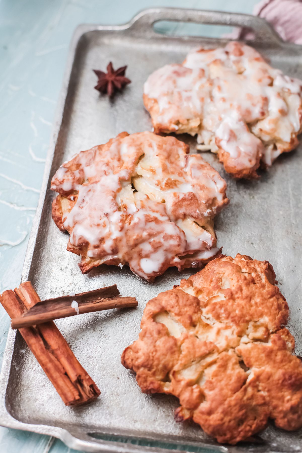 Air Fryer Apple Fritters