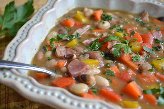 Cajun Ten Bean and Ham Soup