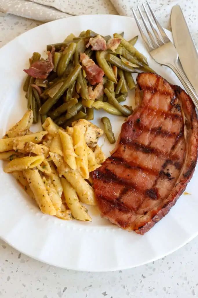 Ham Steak with Honey Mustard Glaze