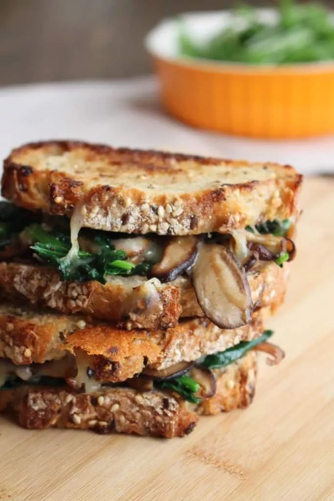 Mushroom Melt Grilled Cheese