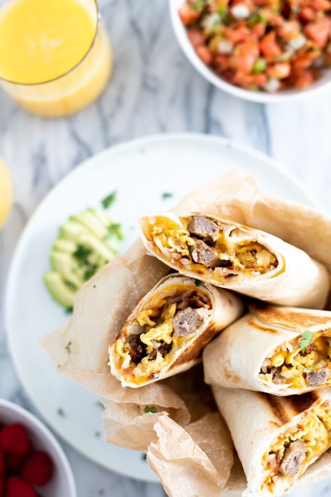 Sausage and Potato Breakfast Burrito