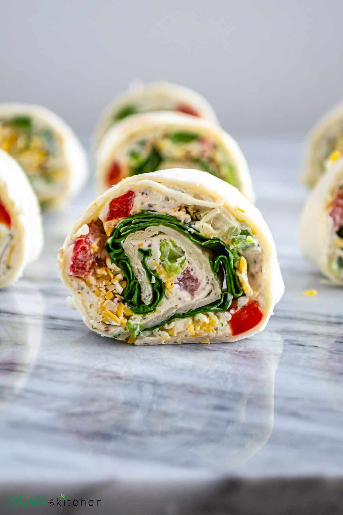 Vegetarian Tortilla Pinwheels