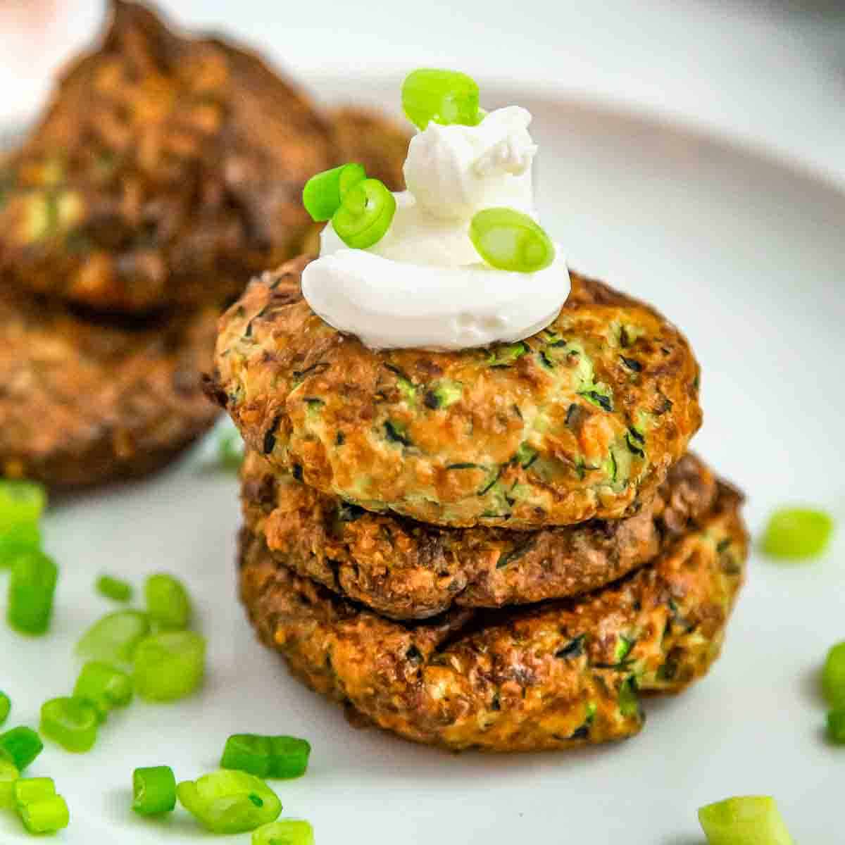 Air Fryer Zucchini Fritters