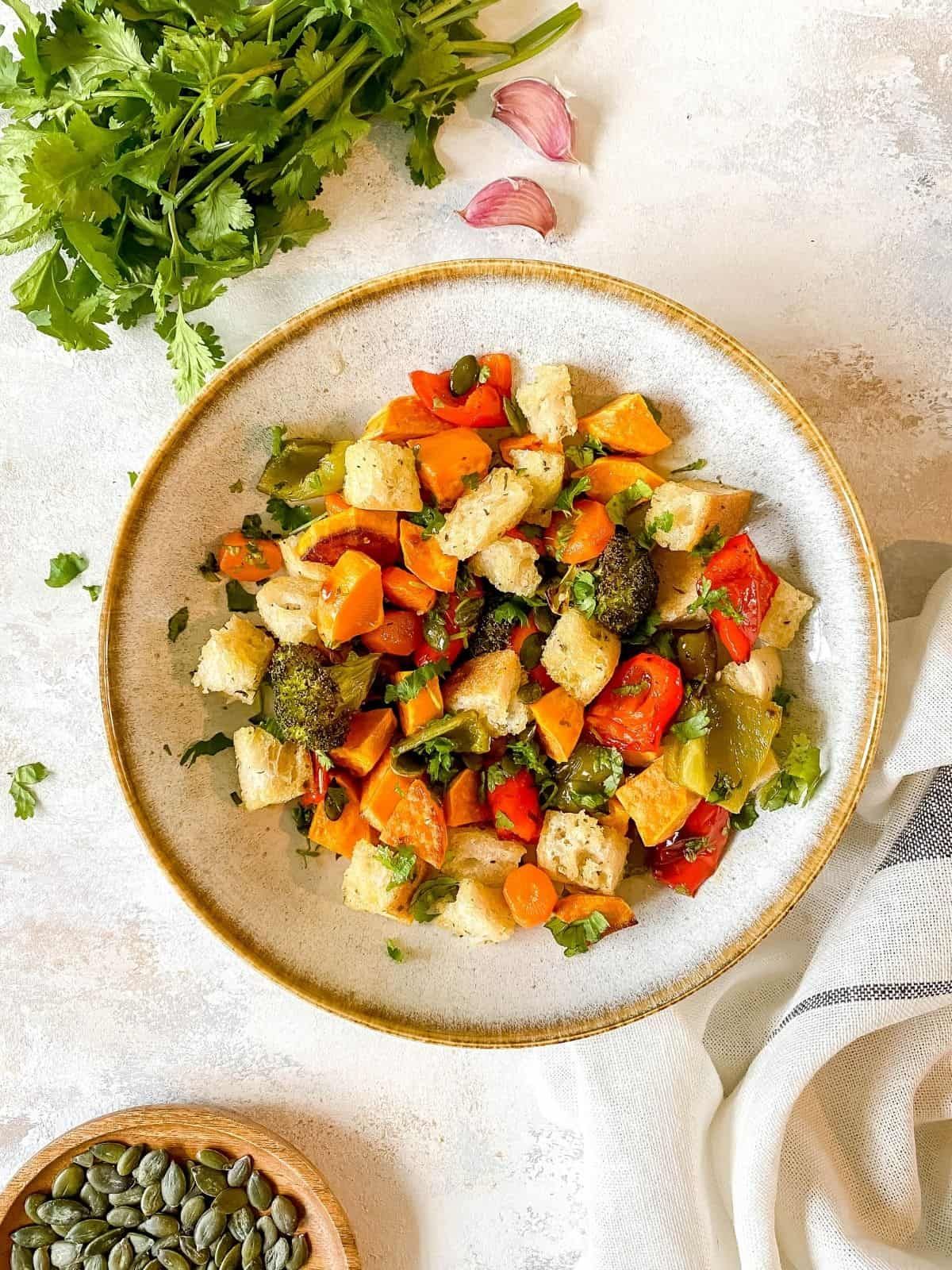 Roasted Vegetable Panzanella