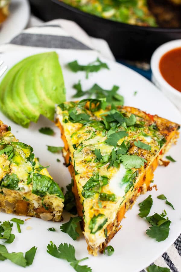 Southwest Frittata with Sweet Potato