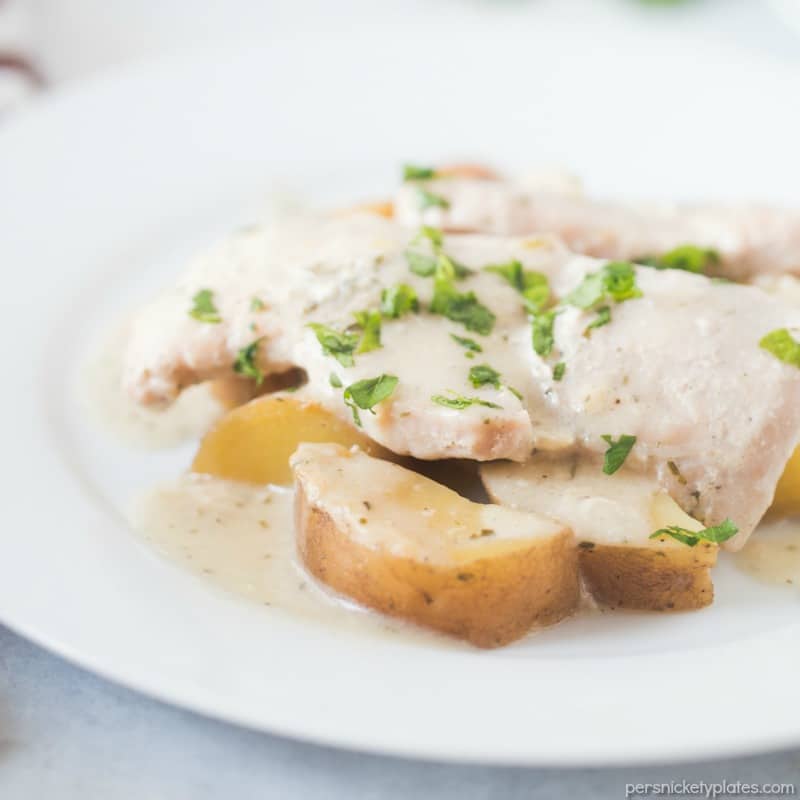 Creamy Ranch Pork Chops