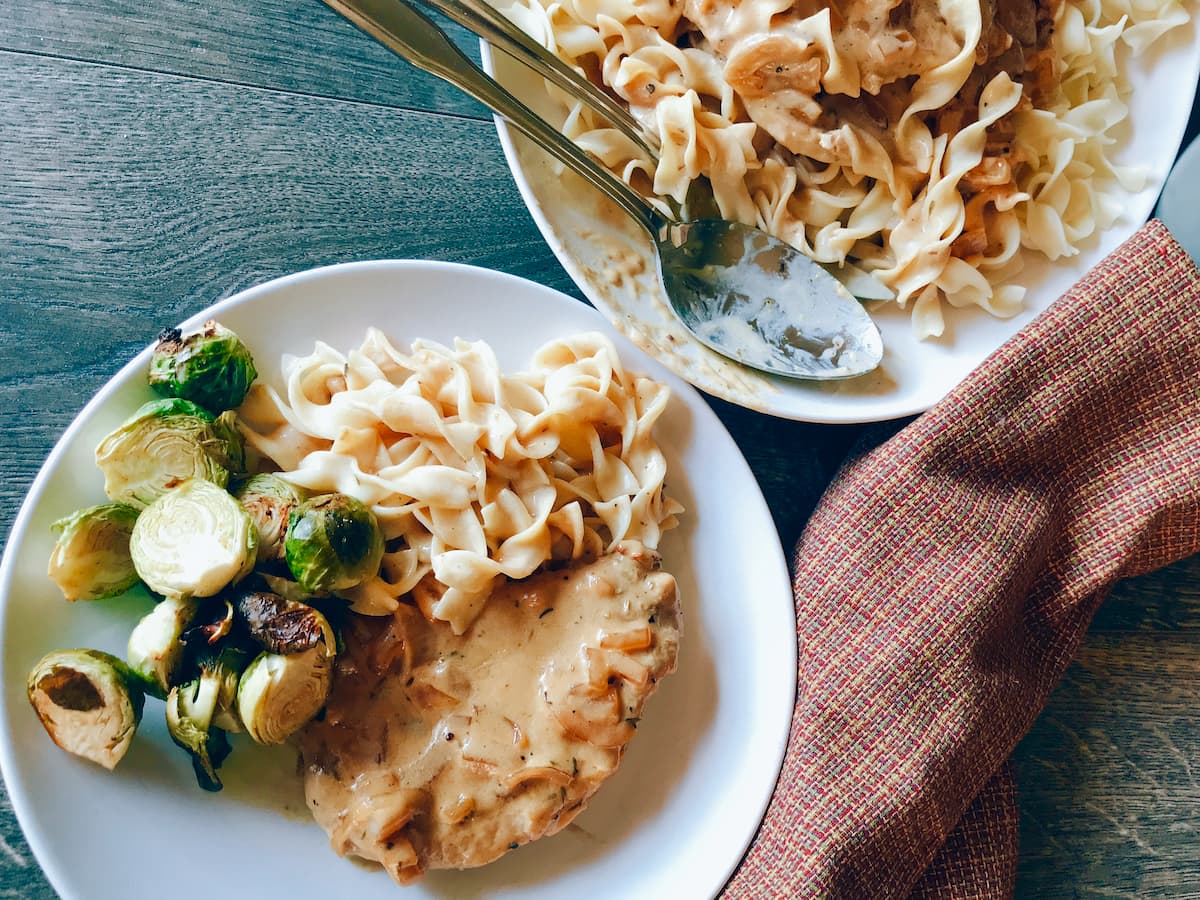 Pork Chops and Noodles