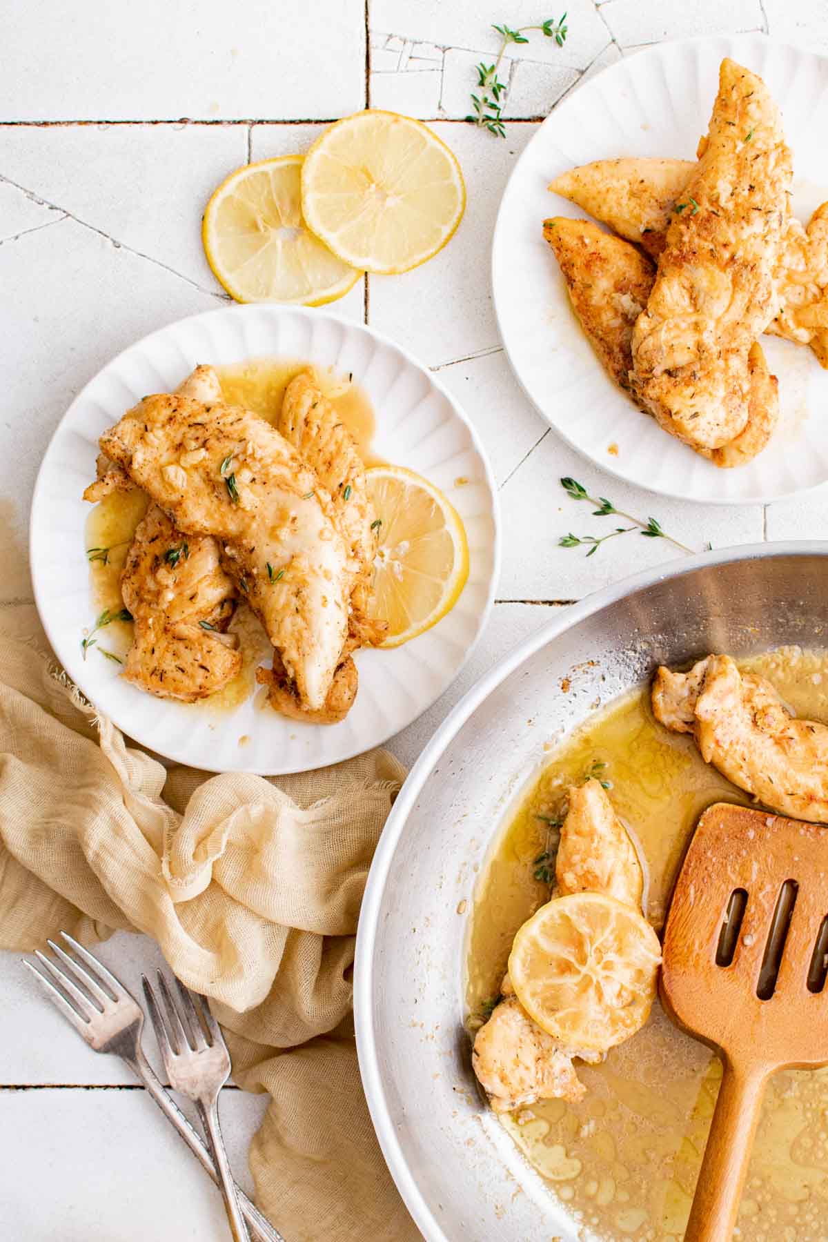 Lemon Garlic Butter Chicken Tenders