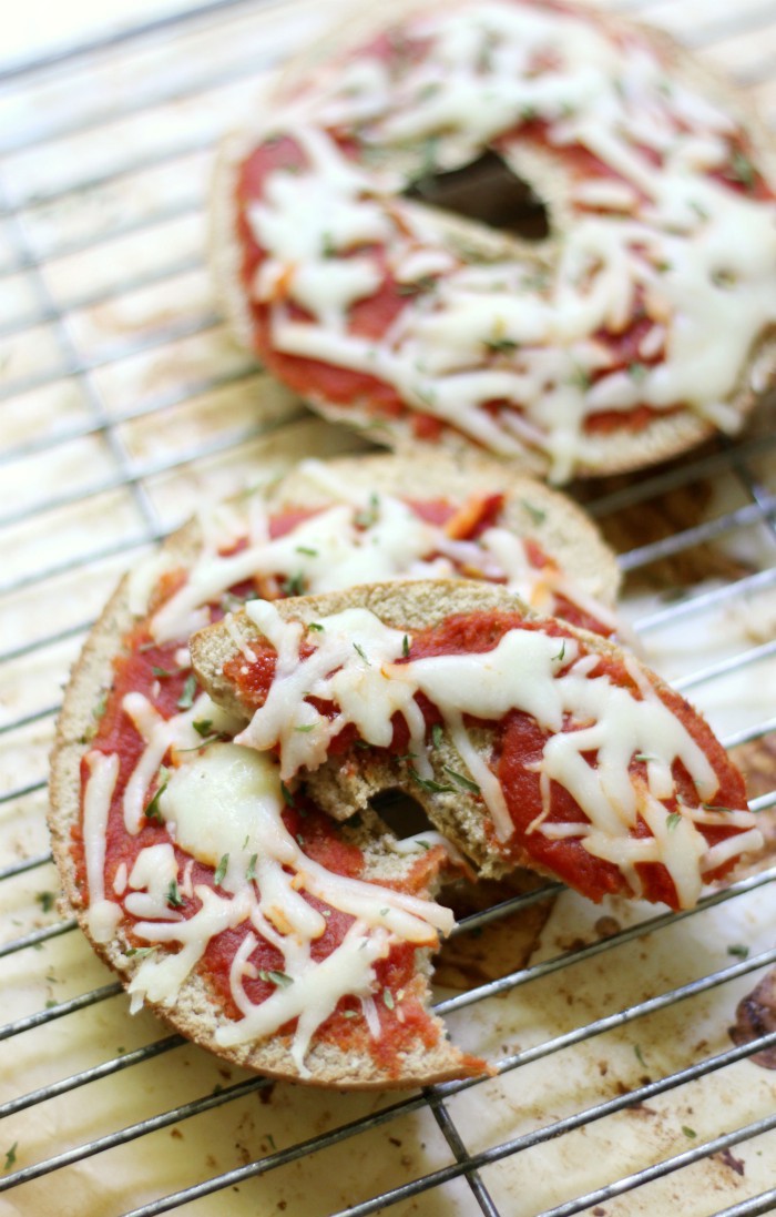 Vegan Pizza Bagels