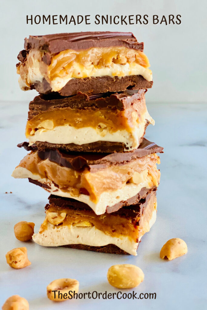 Homemade Snickers Bar