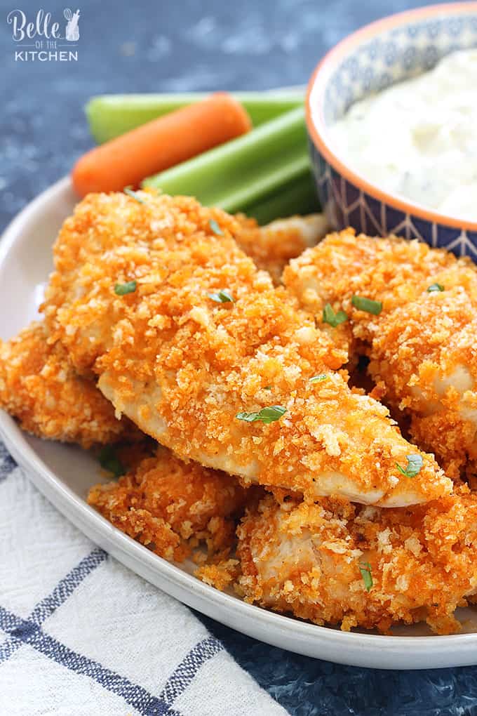 Baked Buffalo Chicken Fingers